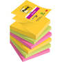 POST-IT NOTAS Z-NOTES CARNAVAL 76x76mm 90H 6-PACK R330-6SS-CARN